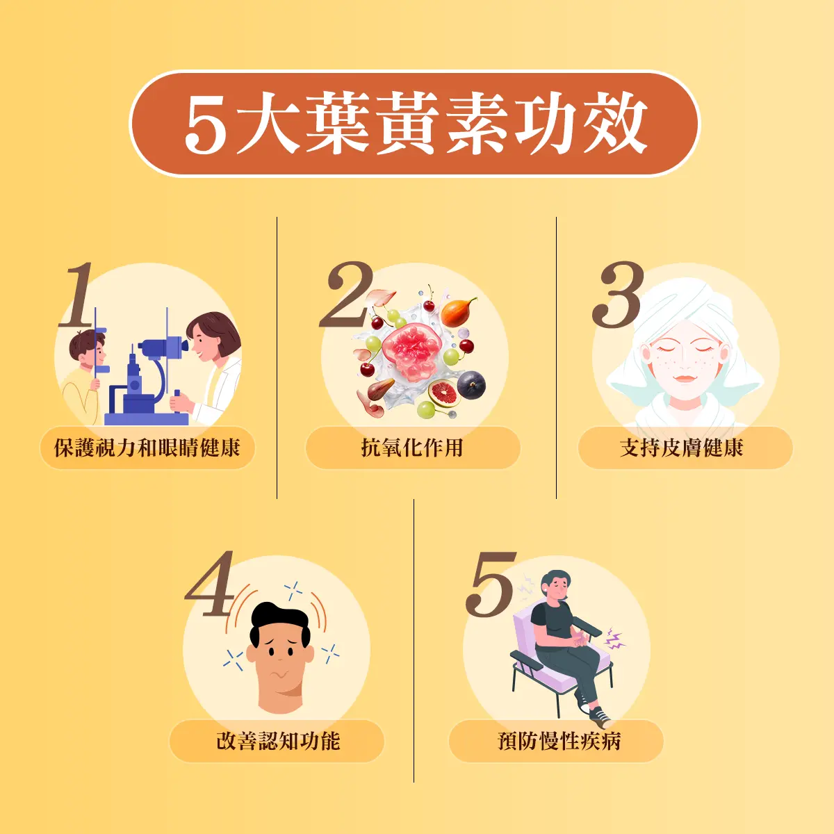 5大葉黃素功效