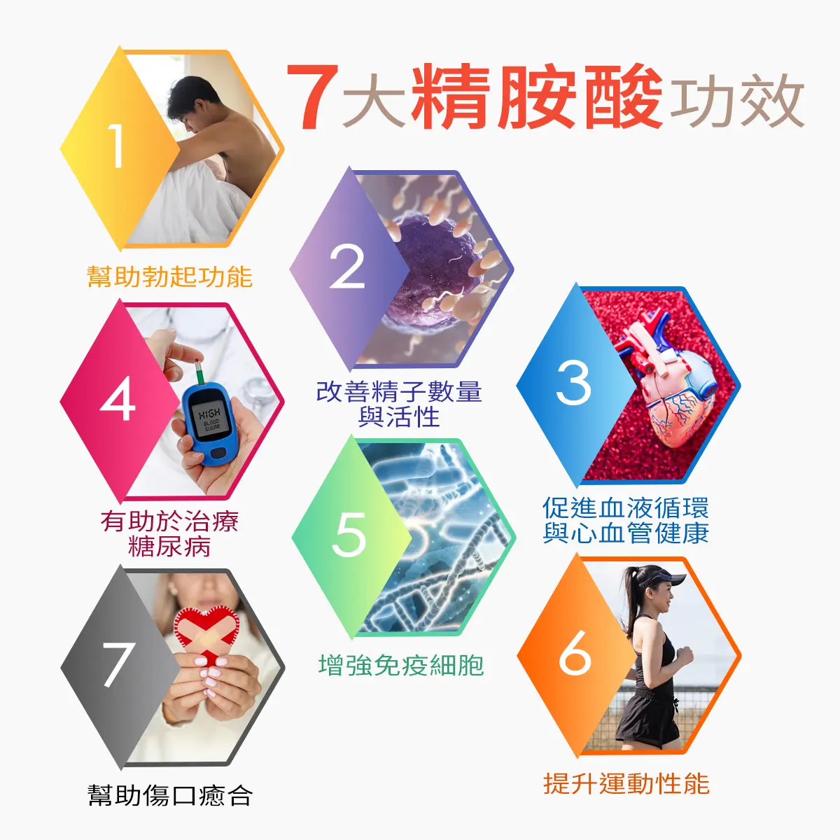 7大精胺酸功效